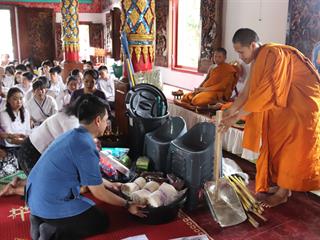 มหาวิทยาลัยพะเยา,ถวายเทียนพรรษา,วัดแม่กาหลวง,จ.พะเยา,เนื่องในวันเข้าพรรษา,ประจำปี,2561