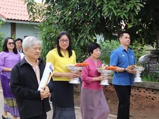 มหาวิทยาลัยพะเยา,ถวายเทียนพรรษา,วัดแม่กาหลวง,จ.พะเยา,เนื่องในวันเข้าพรรษา,ประจำปี,2561
