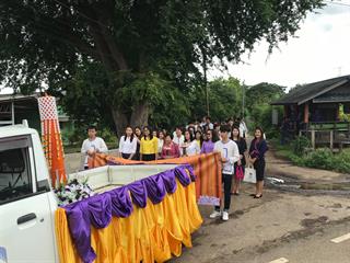 มหาวิทยาลัยพะเยา,ถวายเทียนพรรษา,วัดแม่กาหลวง,จ.พะเยา,เนื่องในวันเข้าพรรษา,ประจำปี,2561