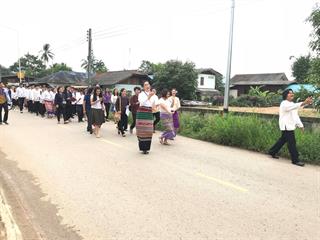 มหาวิทยาลัยพะเยา,ถวายเทียนพรรษา,วัดแม่กาหลวง,จ.พะเยา,เนื่องในวันเข้าพรรษา,ประจำปี,2561