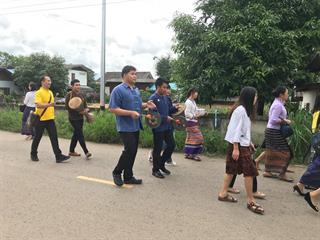 มหาวิทยาลัยพะเยา,ถวายเทียนพรรษา,วัดแม่กาหลวง,จ.พะเยา,เนื่องในวันเข้าพรรษา,ประจำปี,2561