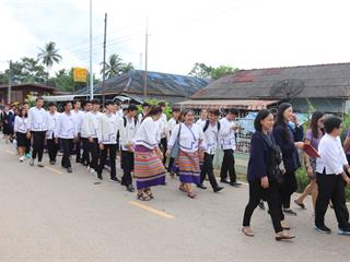 มหาวิทยาลัยพะเยา,ถวายเทียนพรรษา,วัดแม่กาหลวง,จ.พะเยา,เนื่องในวันเข้าพรรษา,ประจำปี,2561