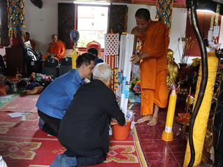 มหาวิทยาลัยพะเยา,ถวายเทียนพรรษา,วัดแม่กาหลวง,จ.พะเยา,เนื่องในวันเข้าพรรษา,ประจำปี,2561