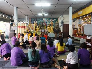 ศูนย์บรรณสารและสื่อการศึกษา,มหาวิทยาลัยพะเยา,ถวายเทียนพรรษา,ณ,วัดแม่กาห้วยเคียน,ตำบลแม่กา,อำเภอเมือง,จังหวัดพะเยา,