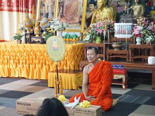ศูนย์บรรณสารและสื่อการศึกษา,มหาวิทยาลัยพะเยา,ถวายเทียนพรรษา,ณ,วัดแม่กาห้วยเคียน,ตำบลแม่กา,อำเภอเมือง,จังหวัดพะเยา,
