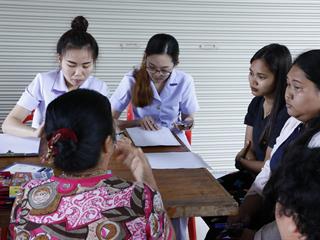 คณะทันตแพทยศาสตร์,ลงพื้นที่บ้านแม่กาไร่,หมู่,6,ติดตามโครงการ,“สานสายใยรัก”