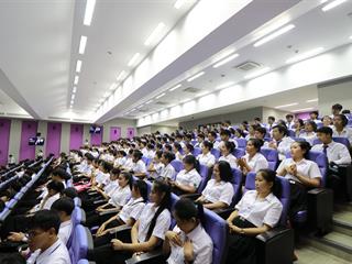 คณะวิทยาการจัดการและสารสนเทศศาสตร์,มหาวิทยาลัยพะเยา,,ดำเนินโครงการวันปฐมนิเทศนิสิตใหม่,ประจำปีการศึกษา,2561