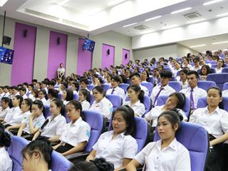 คณะวิทยาการจัดการและสารสนเทศศาสตร์,มหาวิทยาลัยพะเยา,,ดำเนินโครงการวันปฐมนิเทศนิสิตใหม่,ประจำปีการศึกษา,2561