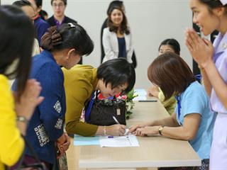มหาวิทยาลัยพะเยา,ต้อนรับคณะจากสาธารณรัฐประชาธิปไตยประชาชนลาว,ศึกษาดูงานและเยี่ยมชม,มหาวิทยาลัยพะเยา