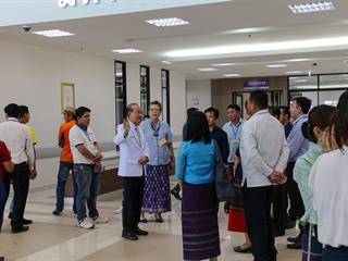 มหาวิทยาลัยพะเยา,ต้อนรับคณะจากสาธารณรัฐประชาธิปไตยประชาชนลาว,ศึกษาดูงานและเยี่ยมชม,มหาวิทยาลัยพะเยา