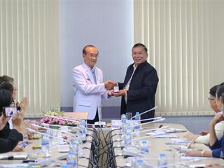 มหาวิทยาลัยพะเยา,ต้อนรับคณะจากสาธารณรัฐประชาธิปไตยประชาชนลาว,ศึกษาดูงานและเยี่ยมชม,มหาวิทยาลัยพะเยา