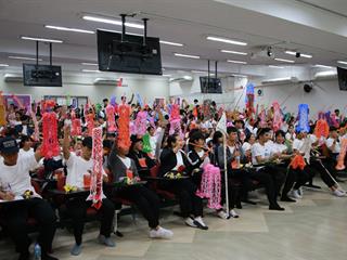 หน่วยกิจการนิสิตและทำนุบำรุงศิลปวัฒนธรรม,พร้อมด้วยสโมสรนิสิต,และชมรมสืบสายถิ่นแผ่นดินล้านนา,คณะรัฐศาสตร์และสังคมศาสตร์,มหาวิทยาลัยพะเยา,ร่วมกันจัดโครงการทำนุบำรุงศิลปวัฒนธรรม,และกิจกรรมต้อนรับนิสิตใหม่