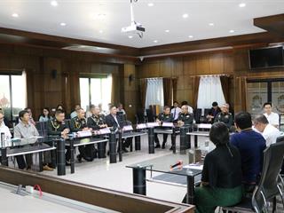 คณะรัฐศาสตร์และสังคมศาสตร์,มหาวิทยาลัยพะเยา,ร่วมงานเสวนาระดมความคิดเห็นเพื่อการพัฒนา,โดยความร่วมมือจาก,กอ.รมน.ภาค,3