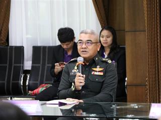คณะรัฐศาสตร์และสังคมศาสตร์,มหาวิทยาลัยพะเยา,ร่วมงานเสวนาระดมความคิดเห็นเพื่อการพัฒนา,โดยความร่วมมือจาก,กอ.รมน.ภาค,3