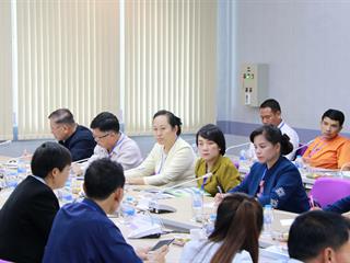 คณะวิทยาการจัดการและสารสนเทศศาสตร์,มหาวิทยาลัยพะเยา,,เข้าร่วมต้อนรับคณะจากสาธารณรัฐประชาธิปไตยประชาชนลาว,(แขวงไชยบุรีและแขวงอุดมไชย)