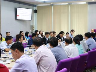 คณะวิทยาการจัดการและสารสนเทศศาสตร์,มหาวิทยาลัยพะเยา,,เข้าร่วมต้อนรับคณะจากสาธารณรัฐประชาธิปไตยประชาชนลาว,(แขวงไชยบุรีและแขวงอุดมไชย)