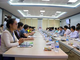 คณะวิทยาการจัดการและสารสนเทศศาสตร์,มหาวิทยาลัยพะเยา,,เข้าร่วมต้อนรับคณะจากสาธารณรัฐประชาธิปไตยประชาชนลาว,(แขวงไชยบุรีและแขวงอุดมไชย)