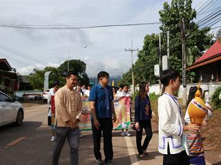 คณะวิทยาการจัดการและสารสนเทศศาสตร์,มหาวิทยาลัยพะเยา,ดำเนินโครงการทำนุบำรุงศิลปวัฒนธรรม,กิจกรรมถวายเทียนพรรษา,ปีการศึกษา,2561
