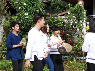 คณะวิทยาการจัดการและสารสนเทศศาสตร์,มหาวิทยาลัยพะเยา,ดำเนินโครงการทำนุบำรุงศิลปวัฒนธรรม,กิจกรรมถวายเทียนพรรษา,ปีการศึกษา,2561