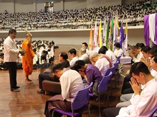 กิจกรรมตักบาตรน้องใหม่,ประจำปีการศึกษา,2561	