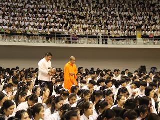 กิจกรรมตักบาตรน้องใหม่,ประจำปีการศึกษา,2561	