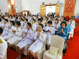 มหาวิทยาลัยพะเยาร่วมทำบุญตักบาตร,เนื่องในโอกาส,วันเฉลิมพระชนมพรรษา,86,พรรษา,12,สิงหาคม,2561