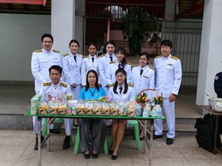 มหาวิทยาลัยพะเยาร่วมทำบุญตักบาตร,เนื่องในโอกาส,วันเฉลิมพระชนมพรรษา,86,พรรษา,12,สิงหาคม,2561