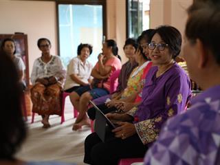 คณะทันตแพทยศาสตร์,ลงพื้นที่หมู่,6,วัดแม่กาไร่,โครงการวิจัยปฏิบัติการอย่างมีส่วนร่วม,