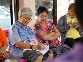 คณะทันตแพทยศาสตร์,ลงพื้นที่หมู่,6,วัดแม่กาไร่,โครงการวิจัยปฏิบัติการอย่างมีส่วนร่วม,