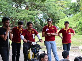 หน่วยกิจการนิสิตและทำนุบำรุงศิลปวัฒนธรรม,พร้อมด้วยสโมสรนิสิตฯ,คณะรัฐศาสตร์และสังคมศาสตร์,มหาวิทยาลัยพะเยา,ร่วมกันจัดโครงการสานสัมพันธ์สิงห์กว๊าน-พิราบขาว