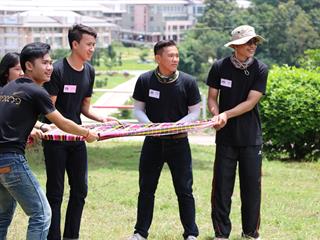 หน่วยกิจการนิสิตและทำนุบำรุงศิลปวัฒนธรรม,พร้อมด้วยสโมสรนิสิตฯ,คณะรัฐศาสตร์และสังคมศาสตร์,มหาวิทยาลัยพะเยา,ร่วมกันจัดโครงการสานสัมพันธ์สิงห์กว๊าน-พิราบขาว