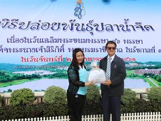 คณะรัฐศาสตร์และสังคมศาสตร์,มหาวิทยาลัยพะเยา,ร่วมกิจกรรมปล่อยพันธุ์ปลาน้ำจืด,เฉลิมพระเกียรติสมเด็จพระนางเจ้าสิริกิติ์,พระบรมราชินีนาถ,ในรัชกาลที่,9,เนื่องในโอกาสวันเฉลิมพระชนมพรรษา,86,พรรษา
