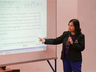 คณะศิลปศาสตร์จัดการประเมินติดตามรายงานความก้าวหน้า,โครงการ,“1,คณะ,1,โมเดล”
