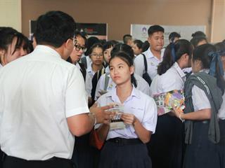 คณะศิลปศาสตร์เข้าร่วมจัดนิทรรศการวิชาการ,UP,Open,House,2018