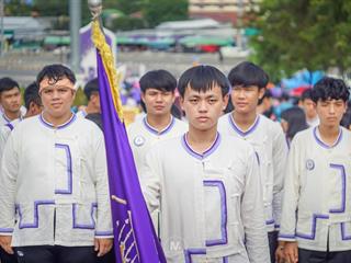 คณะรัฐศาสตร์และสังคมศาสตร์,มหาวิทยาลัยพะเยา,ร่วมกิจกรรมประเพณีเดินเข้ามหาวิทยาลัยพะเยา,ประจำปี,2561