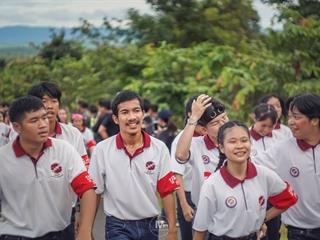 คณะรัฐศาสตร์และสังคมศาสตร์,มหาวิทยาลัยพะเยา,ร่วมกิจกรรมประเพณีเดินเข้ามหาวิทยาลัยพะเยา,ประจำปี,2561