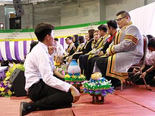 คณะวิทยาการจัดการและสารสนเทศศาสตร์,มหาวิทยาลัยพะเยา,ได้จัดกิจกรรมวันไหว้ครู,ประจำปีการศึกษา,2561,