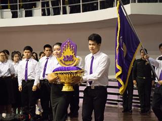คณะศิลปศาสตร์,เข้าร่วมพิธีไหว้ครูและมอบรางวัลนิสิตเกียรติยศ,,ประจำปีการศึกษา,2561,ณ,อาคารสงวนเสริมศรี,มหาวิทยาลัยพะเยา