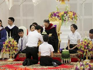 คณะศิลปศาสตร์,จัดพิธีไหว้ครูคณะศิลปศาสตร์,“กราบคุรุปูจา,ครูบาอาจารย์เจ้า”,ประจำปีการศึกษา,2561,ณ,ห้อง,UB004,อาคาร,99,ปี,พระอุบาลีคุณูปมาจารย์