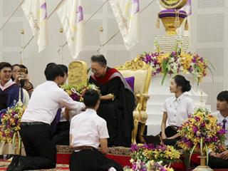 คณะศิลปศาสตร์,จัดพิธีไหว้ครูคณะศิลปศาสตร์,“กราบคุรุปูจา,ครูบาอาจารย์เจ้า”,ประจำปีการศึกษา,2561,ณ,ห้อง,UB004,อาคาร,99,ปี,พระอุบาลีคุณูปมาจารย์