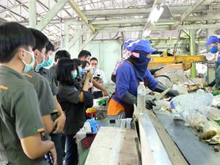 SEEN,จัดโครงการให้นิสิตดูงานระบบบำบัดน้ำเสีย,และศูนย์กำจัดขยะมูลฝอยแบบครบวงจร