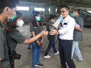SEEN,จัดโครงการให้นิสิตดูงานระบบบำบัดน้ำเสีย,และศูนย์กำจัดขยะมูลฝอยแบบครบวงจร