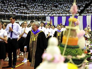 คณบดีคณะทันตแพทยศาสตร์ร่วมพิธีไหว้ครู,มหาวิทยาลัยพะเยา,ประจำปี,2561