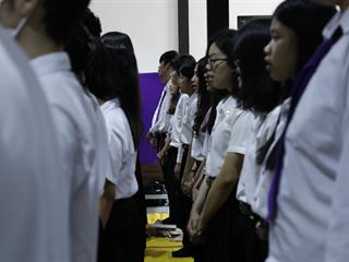 คณะทันตแพทยศาสตร์จัด,“พิธีไหว้ครู,ประจำปี,2561”