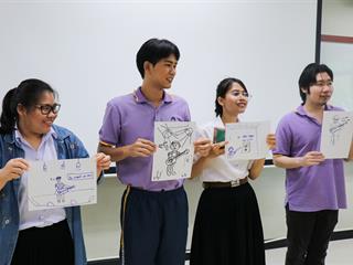 สาขาวิชาภาษาญี่ปุ่น,คณะศิลปศาสตร์,ร่วมจัดกิจกรรมแลกเปลี่ยนความรู้และวัฒนธรรม,“BEYOND,Tomorrow”,กับมูลนิธิสิกขาเอเชีย,ณ,อาคารเรียนรวม,CE,12205