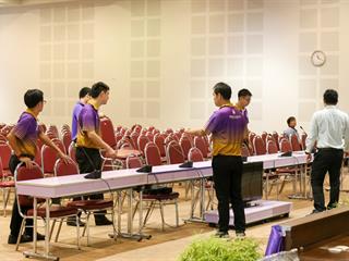 อธิการบดีมหาวิทยาลัยพะเยาลงพื้นที่ตรวจเยี่ยมการเตรียมความพร้อม,ในการแสดงวิสัยทัศน์และตอบข้อซักถามผู้ได้รับการเสนอชื่อเป็นผู้สมควรดำรงตำแหน่งอธิการบดีมหาวิทยาลัยพะเยา