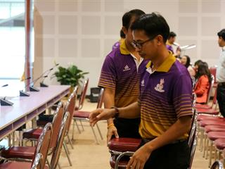อธิการบดีมหาวิทยาลัยพะเยาลงพื้นที่ตรวจเยี่ยมการเตรียมความพร้อม,ในการแสดงวิสัยทัศน์และตอบข้อซักถามผู้ได้รับการเสนอชื่อเป็นผู้สมควรดำรงตำแหน่งอธิการบดีมหาวิทยาลัยพะเยา