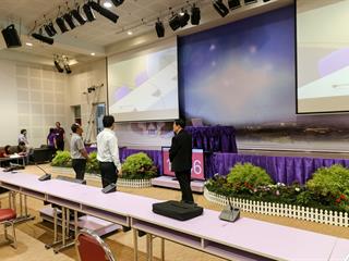 อธิการบดีมหาวิทยาลัยพะเยาลงพื้นที่ตรวจเยี่ยมการเตรียมความพร้อม,ในการแสดงวิสัยทัศน์และตอบข้อซักถามผู้ได้รับการเสนอชื่อเป็นผู้สมควรดำรงตำแหน่งอธิการบดีมหาวิทยาลัยพะเยา