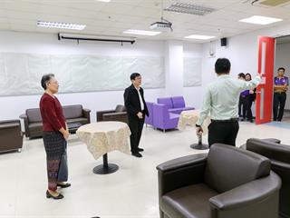 อธิการบดีมหาวิทยาลัยพะเยาลงพื้นที่ตรวจเยี่ยมการเตรียมความพร้อม,ในการแสดงวิสัยทัศน์และตอบข้อซักถามผู้ได้รับการเสนอชื่อเป็นผู้สมควรดำรงตำแหน่งอธิการบดีมหาวิทยาลัยพะเยา