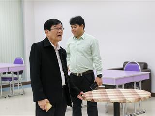 อธิการบดีมหาวิทยาลัยพะเยาลงพื้นที่ตรวจเยี่ยมการเตรียมความพร้อม,ในการแสดงวิสัยทัศน์และตอบข้อซักถามผู้ได้รับการเสนอชื่อเป็นผู้สมควรดำรงตำแหน่งอธิการบดีมหาวิทยาลัยพะเยา